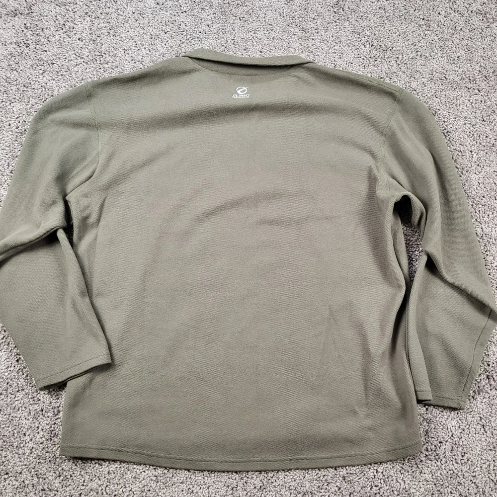 The North Face Flight Series Mens‎ Large Olive Green 1/4 Zip Pullover A579 L